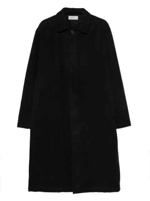 raglan-sleeve buttoned coat by UNIVERSAL WORKS