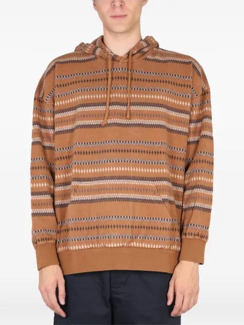 striped hoodie by UNIVERSAL WORKS
