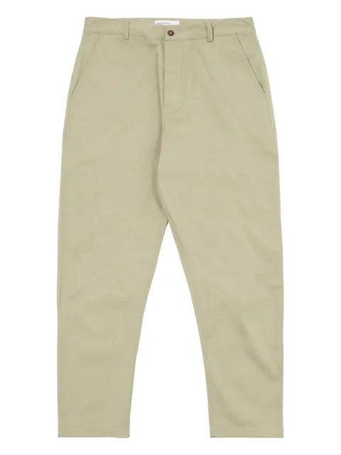 twill chino trousers by UNIVERSAL WORKS