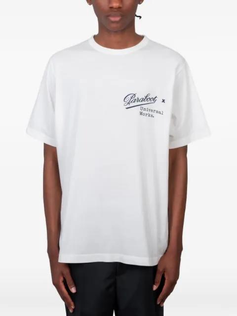 x Paraboot graphic-print cotton T-shirt by UNIVERSAL WORKS