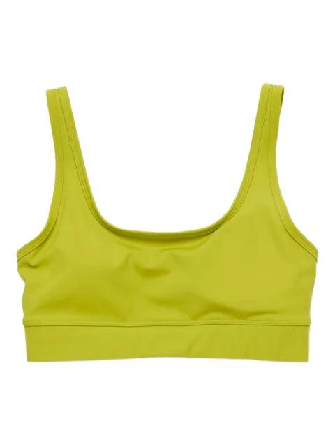 logo-print bra by UNNA