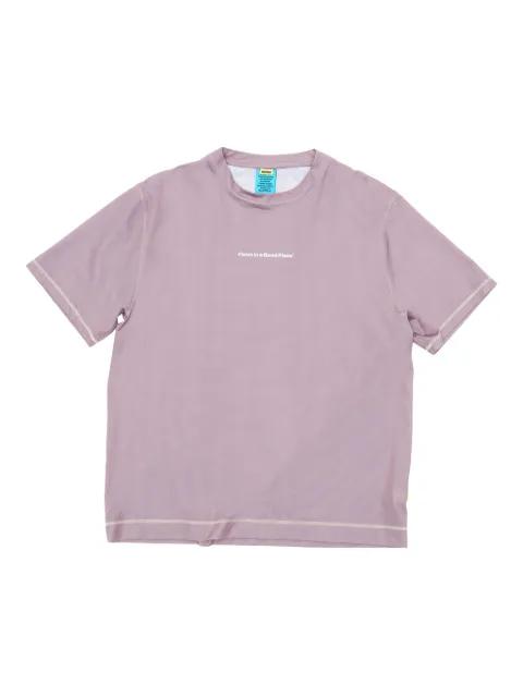 text-print T-shirt by UNNA