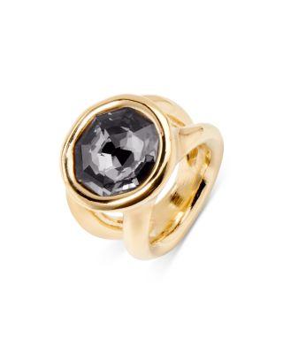Double Band Crystal Ring by UNODE50