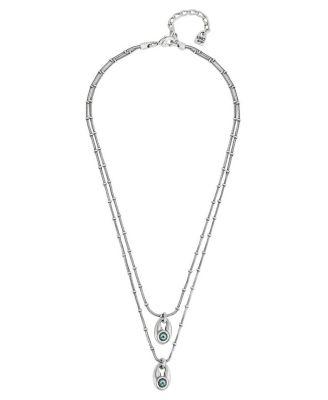 Double Strand Crystal Necklace by UNODE50