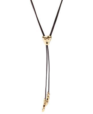 Heartline Leather Necklace by UNODE50