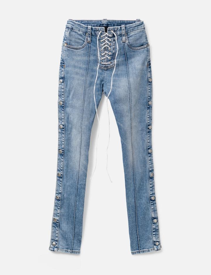 Snap Button Jeans by UNRAVEL PROJECT