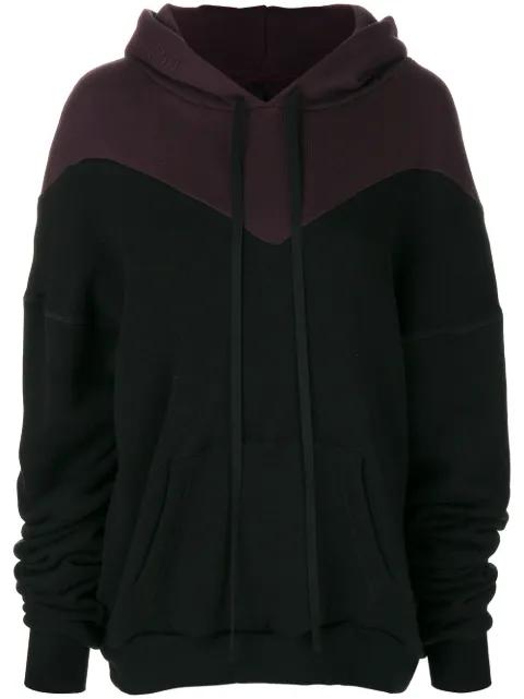 colour block hoodie by UNRAVEL PROJECT