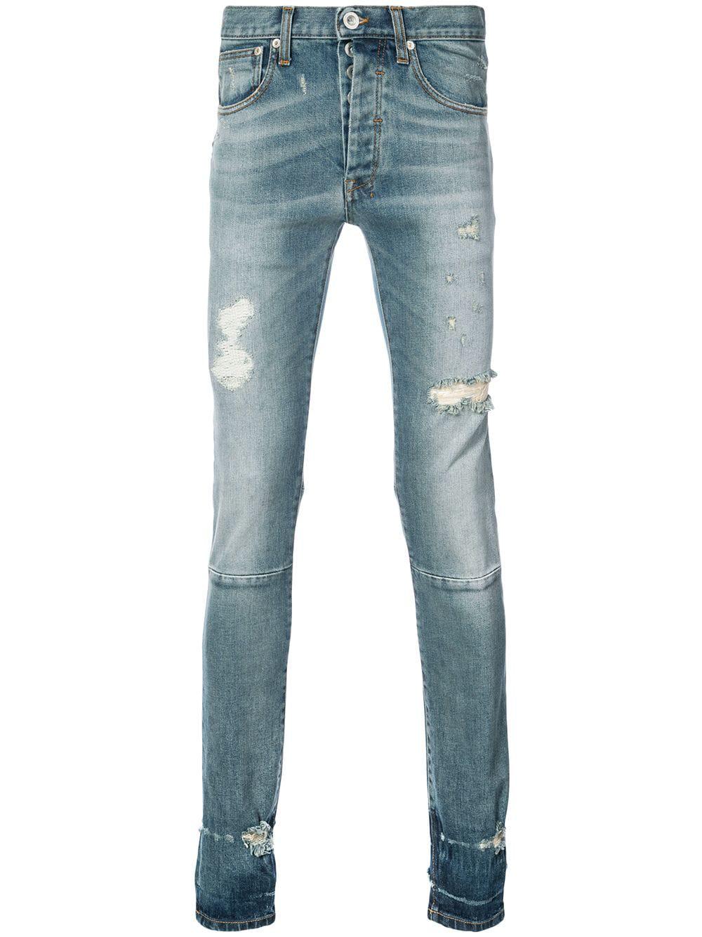 distressed skinny jeans by UNRAVEL PROJECT