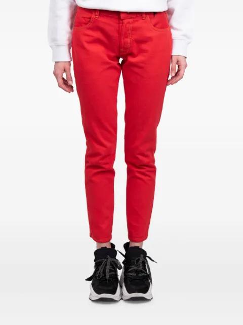 mid-rise tapered jeans by UNRAVEL PROJECT