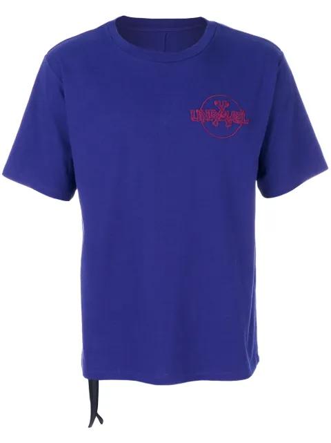 printed logo T-shirt by UNRAVEL PROJECT
