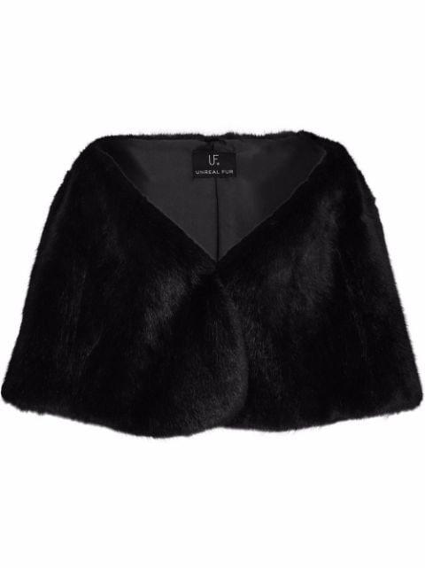Yasmine faux fur wrap by UNREAL FUR