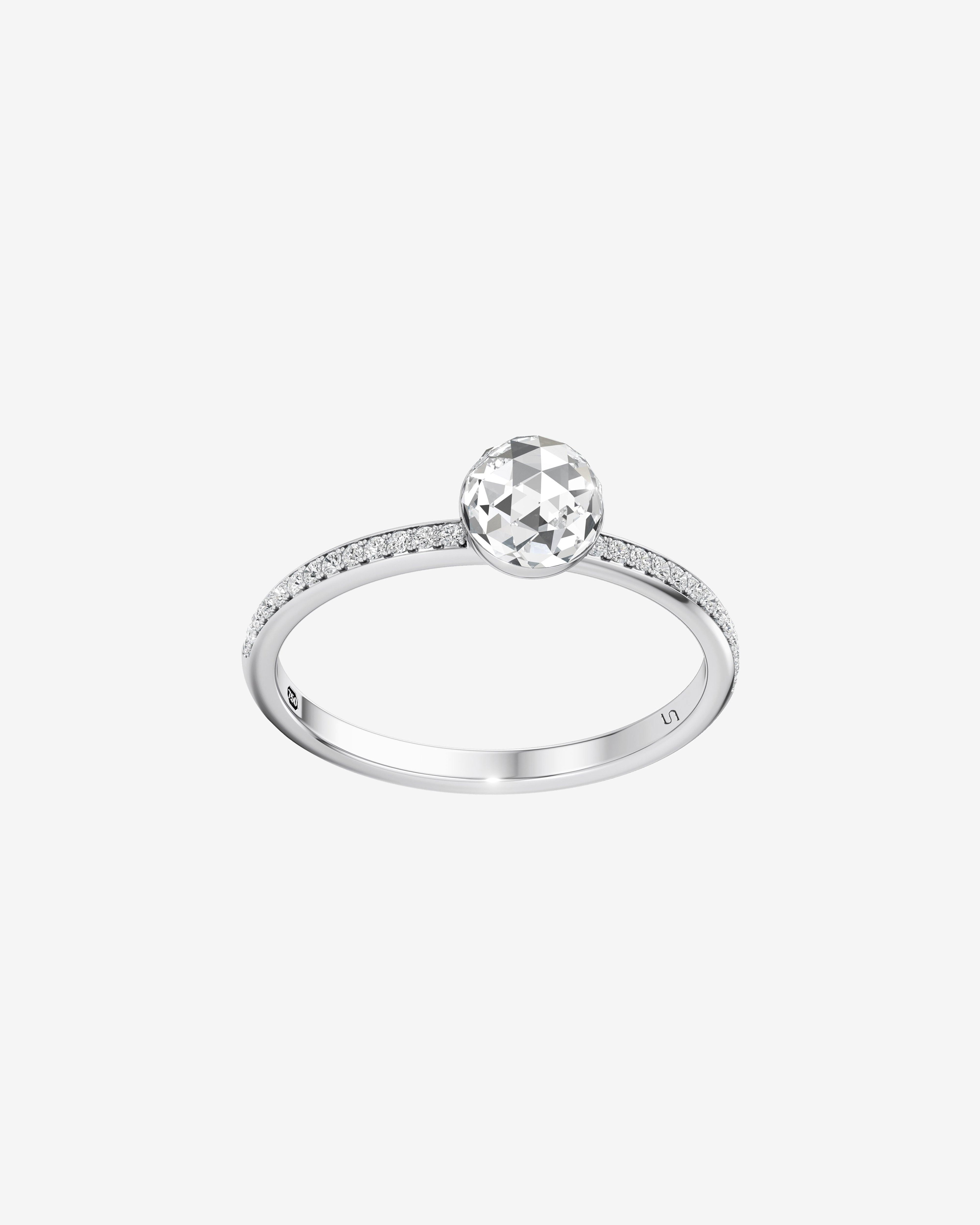 Unsaid - Women's Bubble Ring - (White Gold) by UNSAID