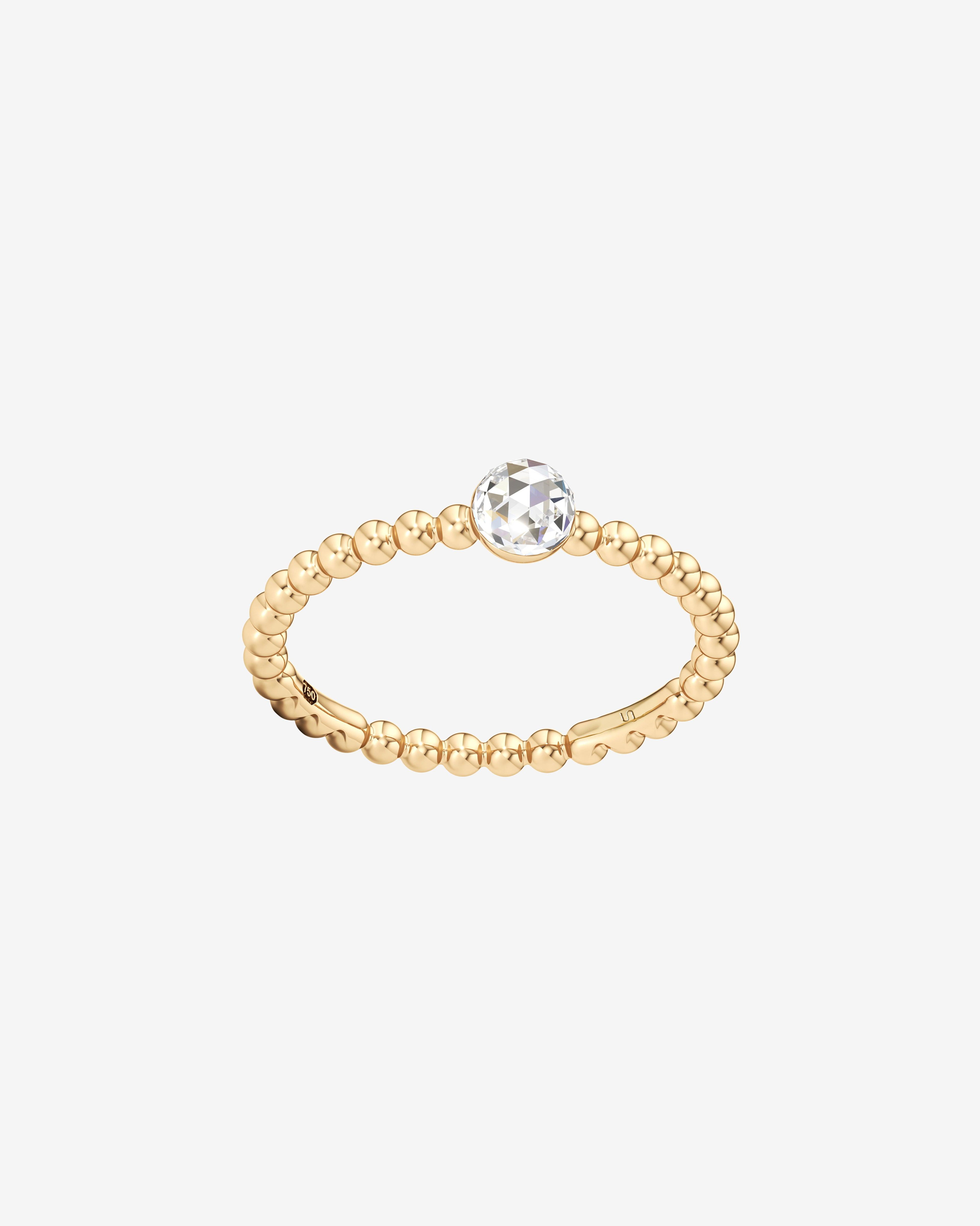 Unsaid - Women's Bubble Ring - (Yellow Gold) by UNSAID
