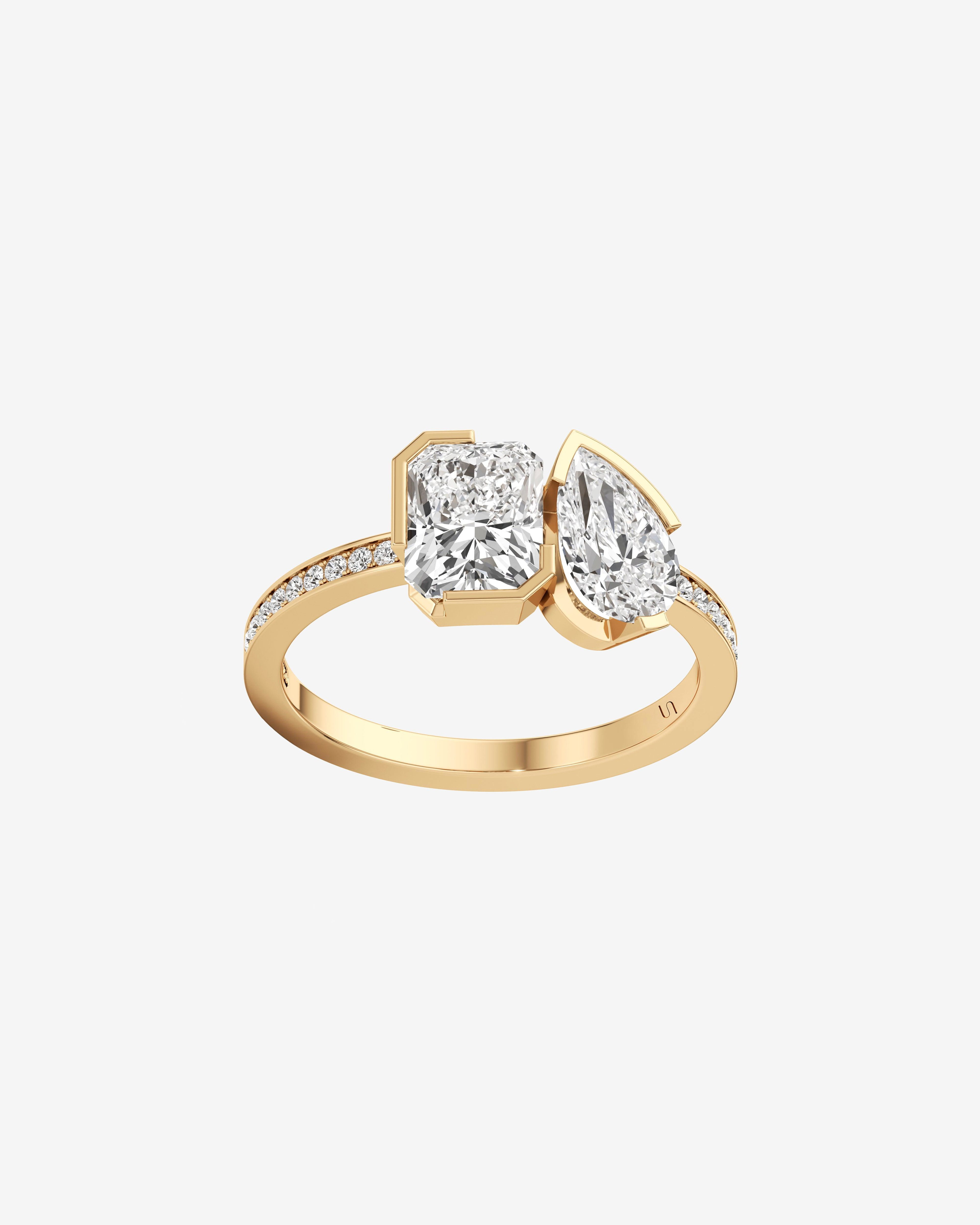 Unsaid - Women's Meta Ring - (Yellow Gold) by UNSAID
