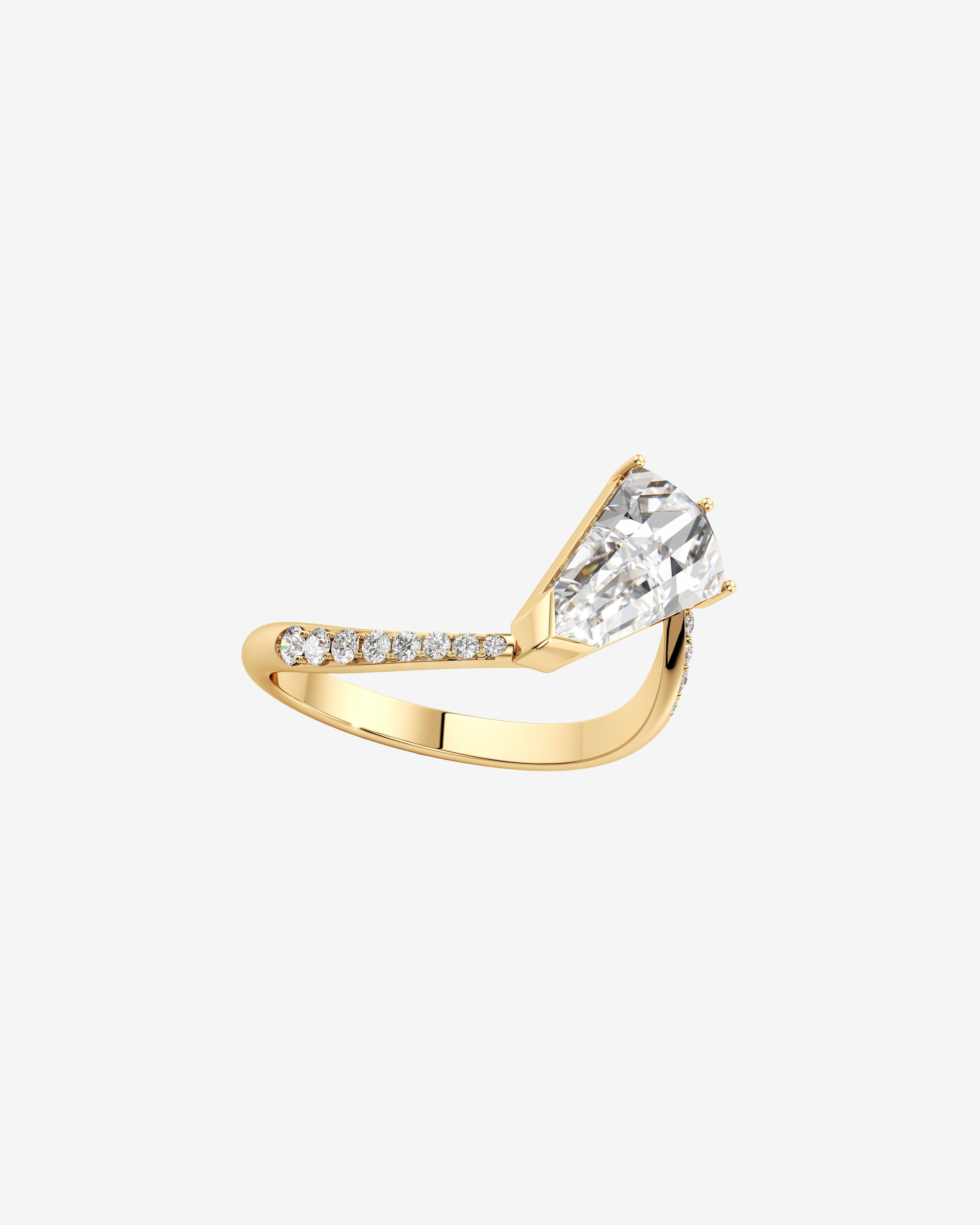 Unsaid - Women's Phoenix Ring - (Yellow Gold) by UNSAID