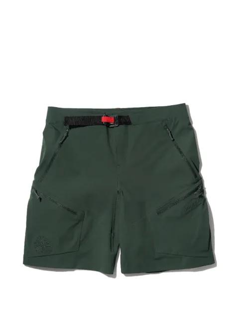 Aruval belted multi-pocket shorts by UPPERVOID
