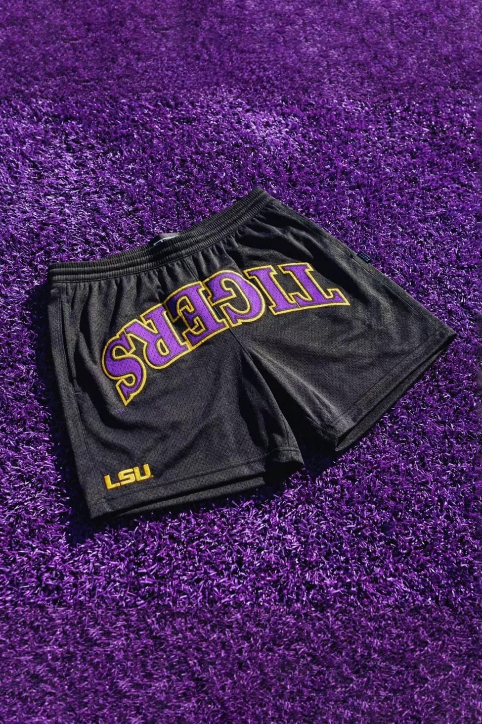 Upside Louisiana State University Tigers Mesh Shorts by UPSIDE
