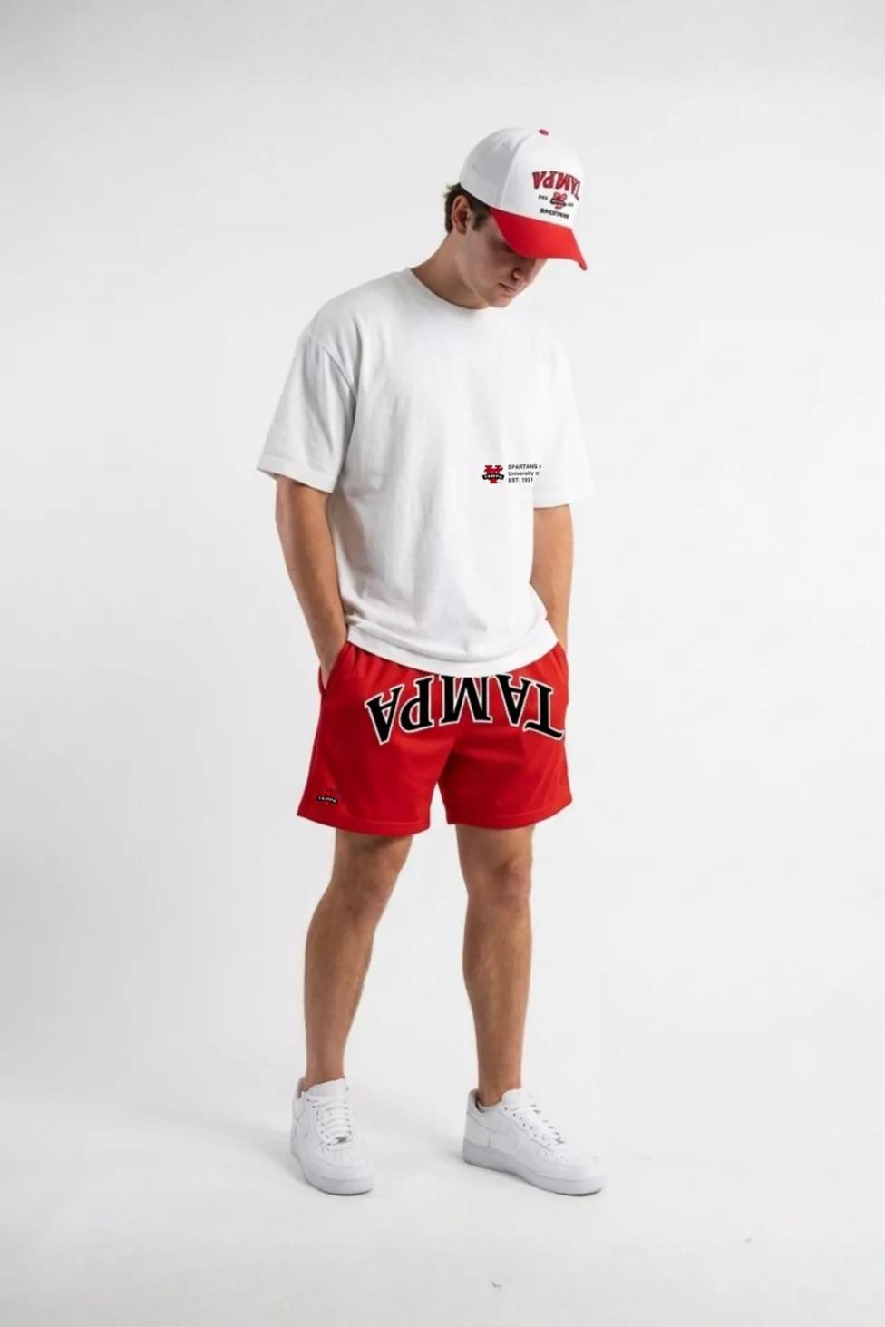 Upside University of Tampa Spartans Mesh Shorts by UPSIDE