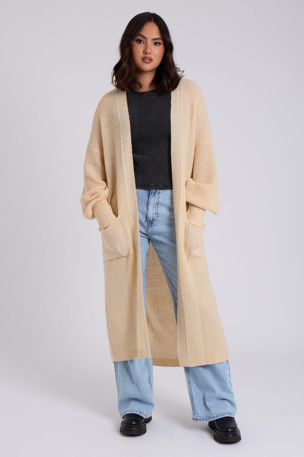 Chunky Longline Cardigan by URBAN BLISS
