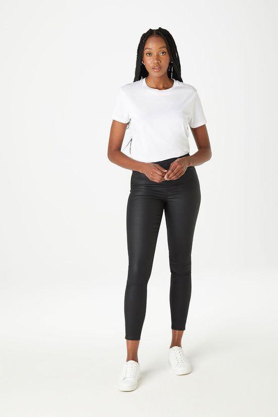 Coated Jegging by URBAN BLISS