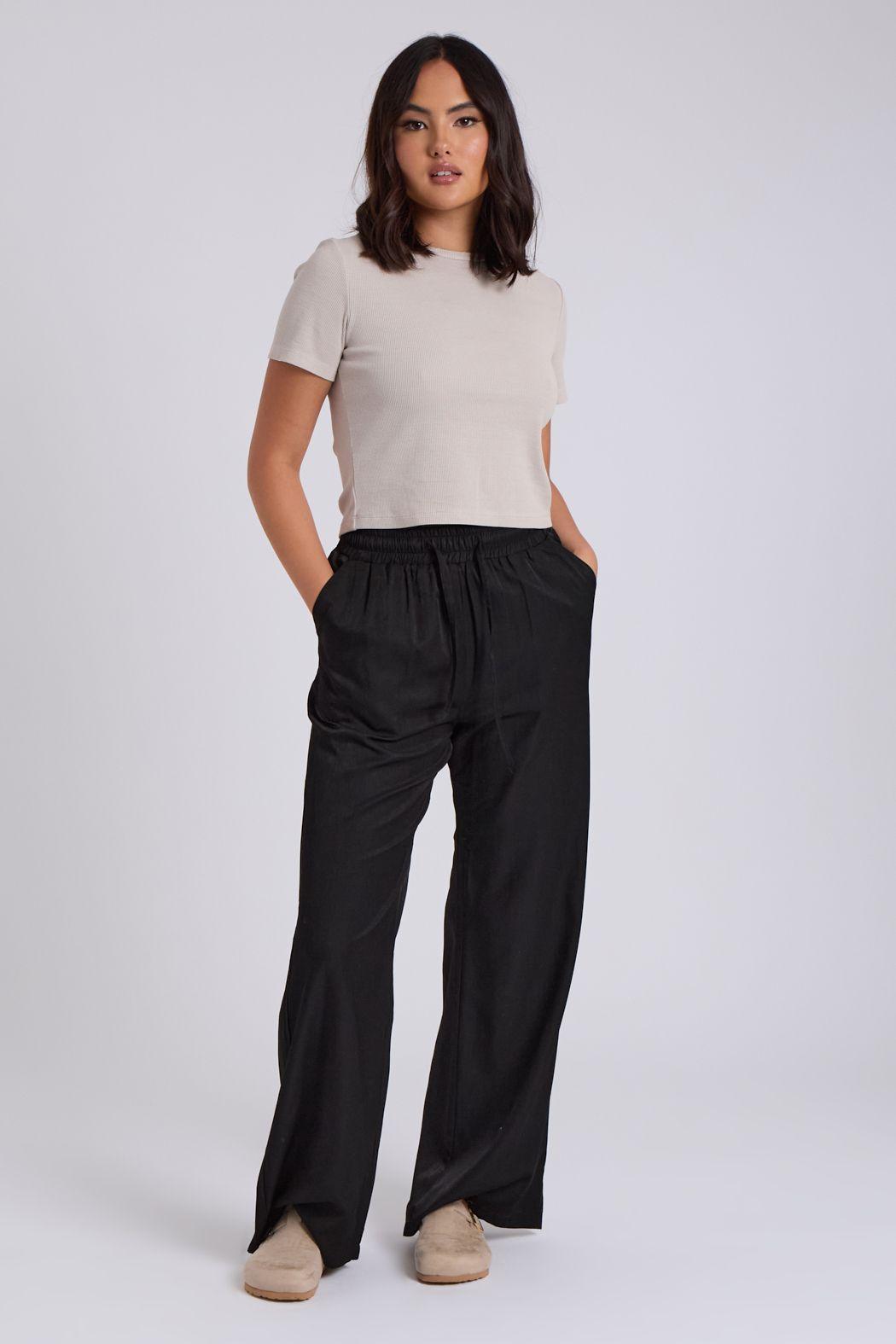 Drawstring Wide Leg Trousers by URBAN BLISS