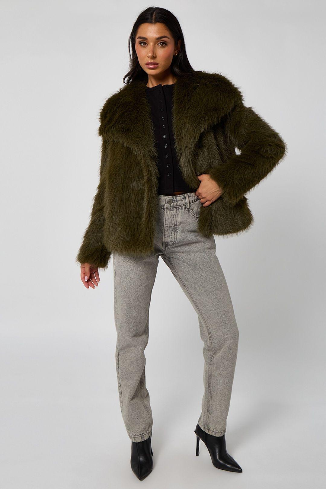 Faux Fur Jacket by URBAN BLISS