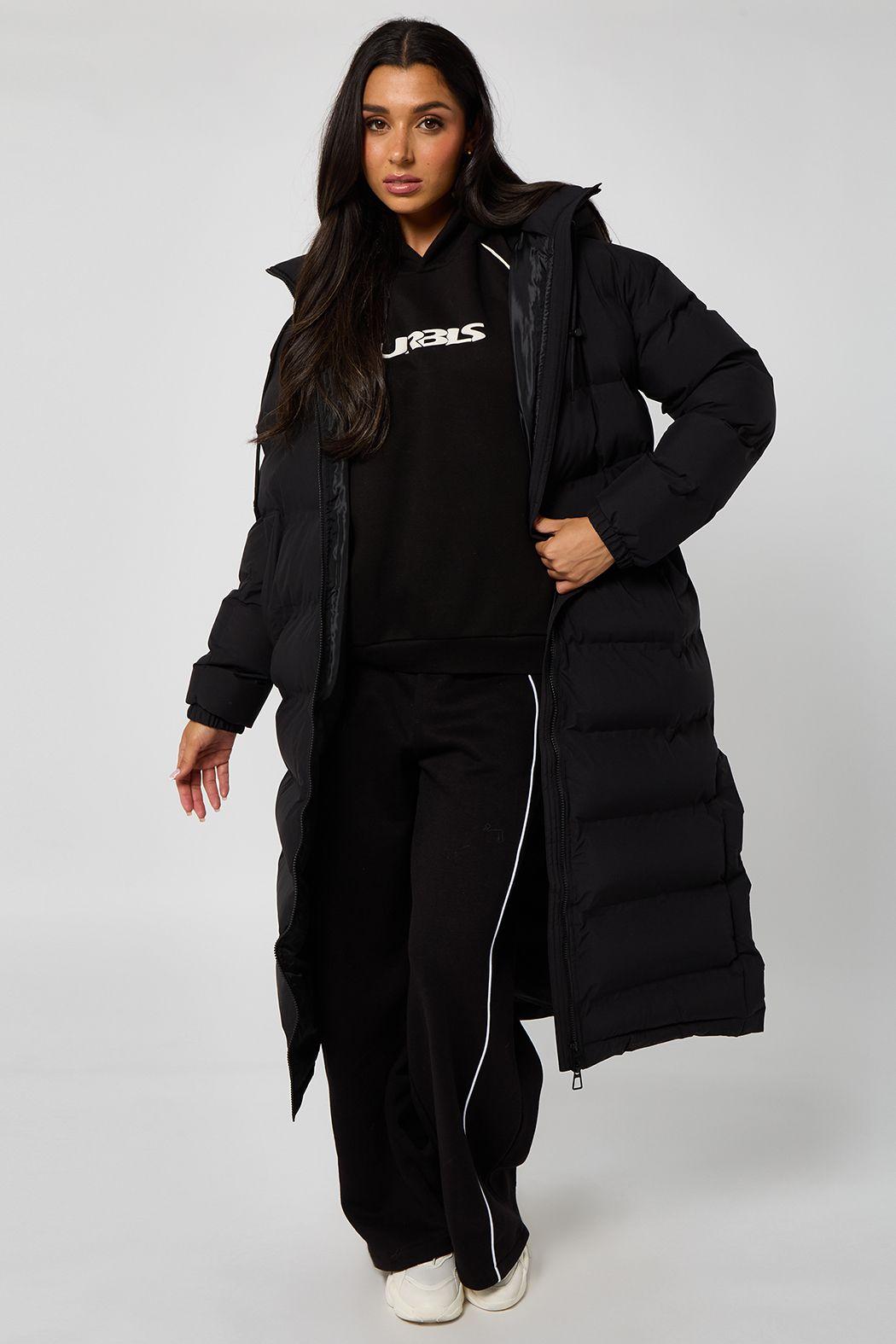 Heat seal Maxi Puffer Coat by URBAN BLISS