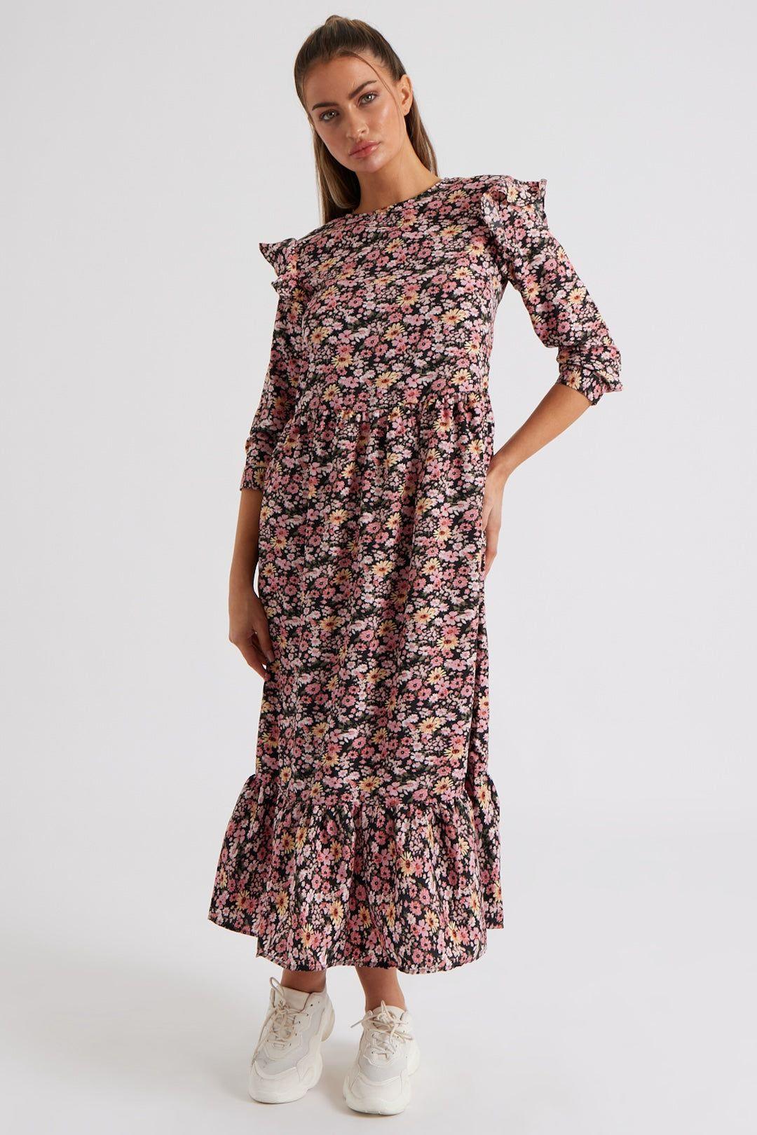 Hollis Ruffle Smock Dress by URBAN BLISS