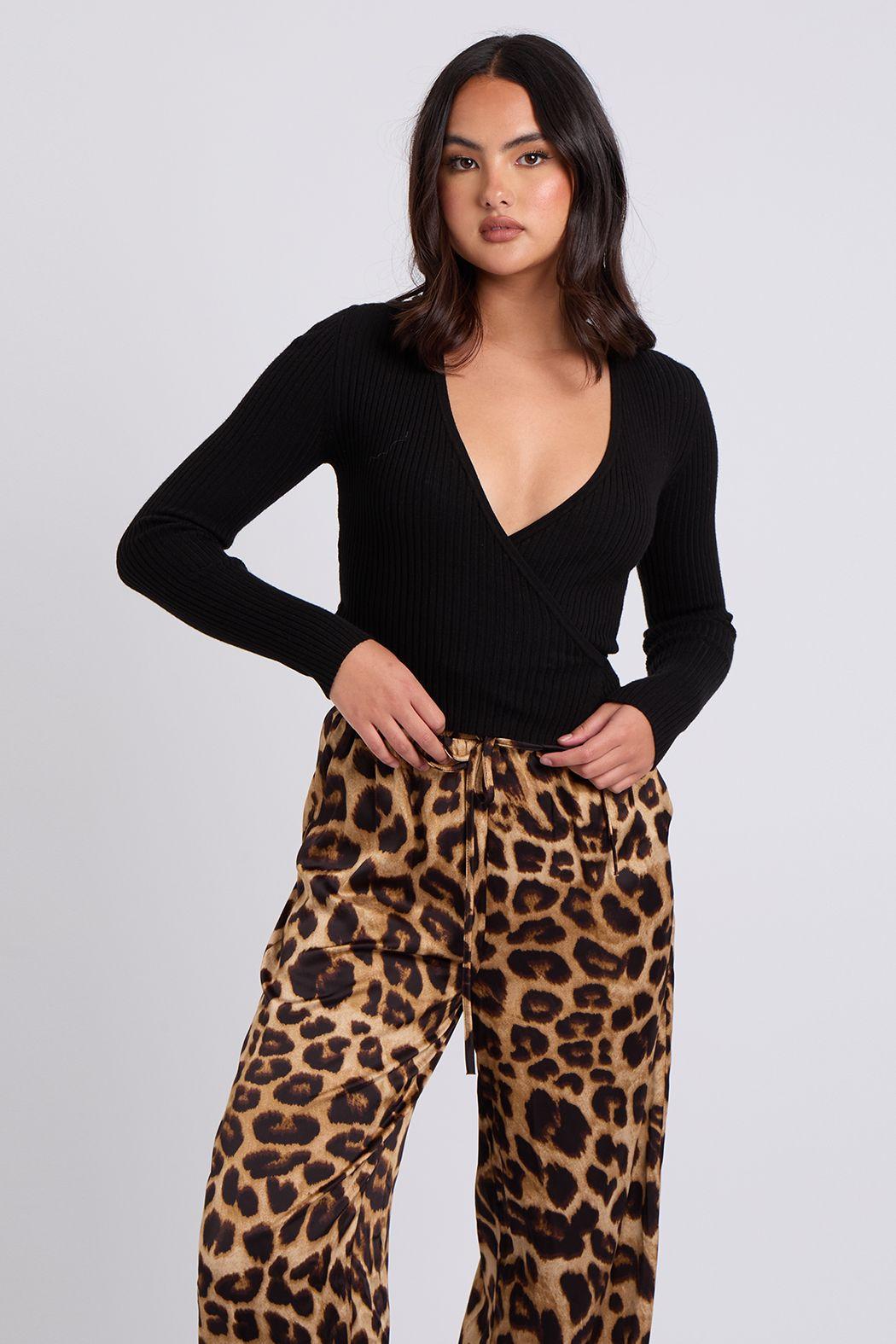 Oatmeal Ballet Wrap Crop Cardi by URBAN BLISS