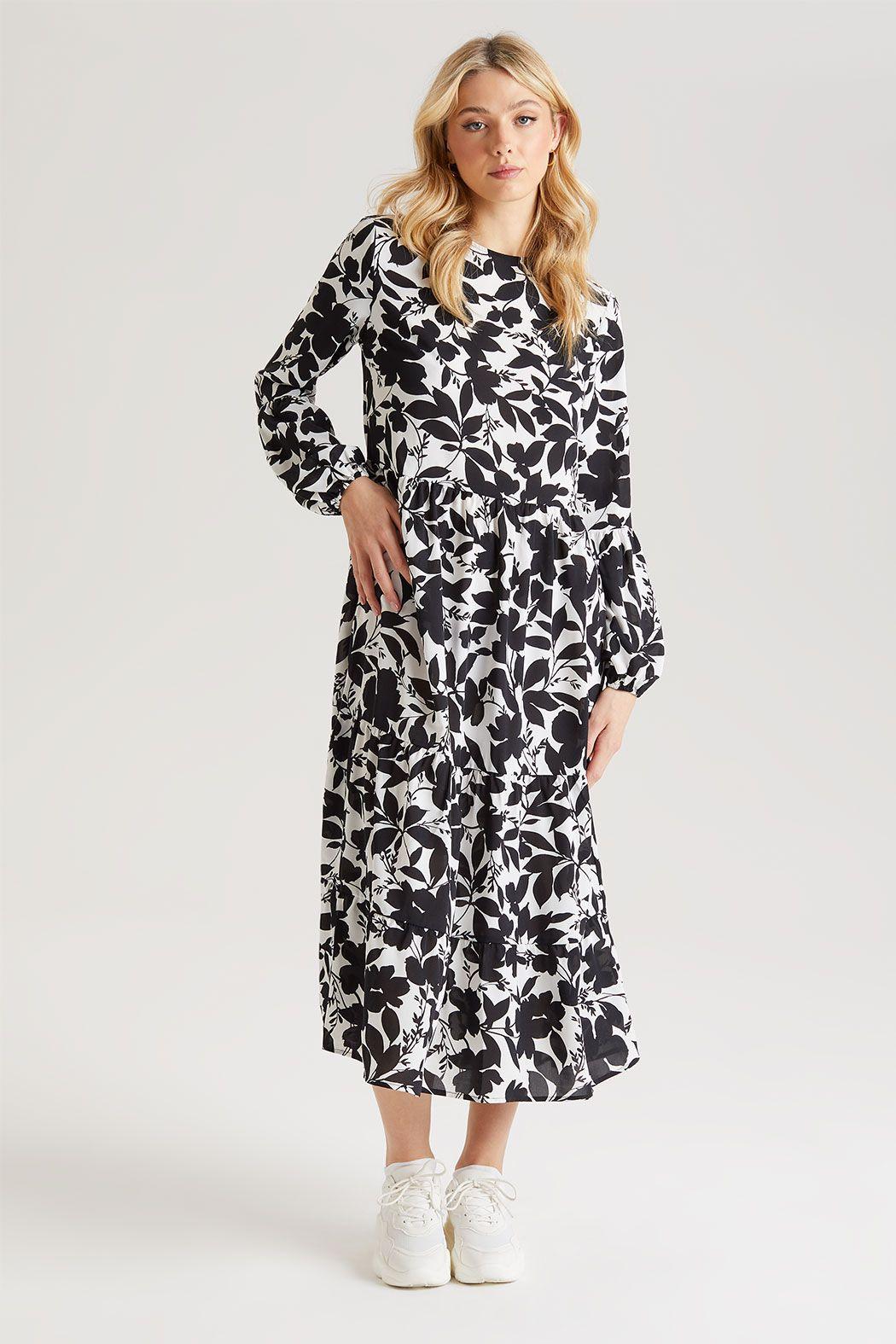 Stencil Floral Smock by URBAN BLISS