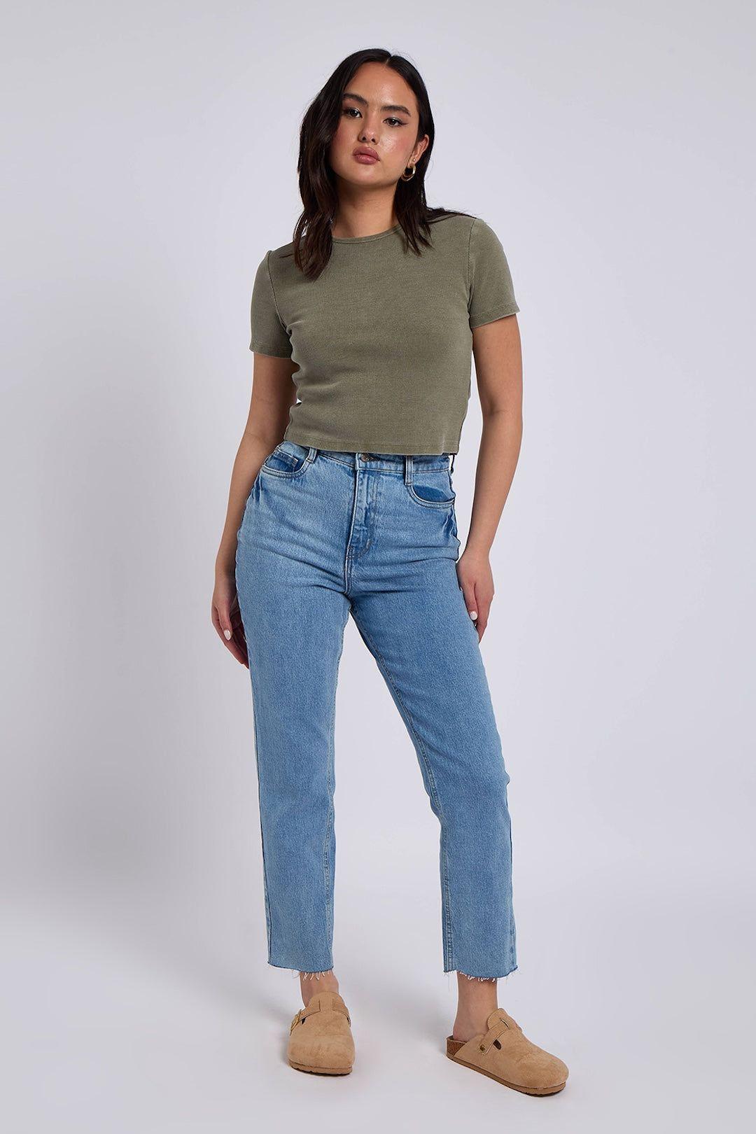 Tanya Straight Leg Jean by URBAN BLISS