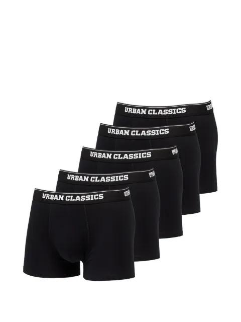 logo-waistband boxer briefs (set of five) by URBAN CLASSICS
