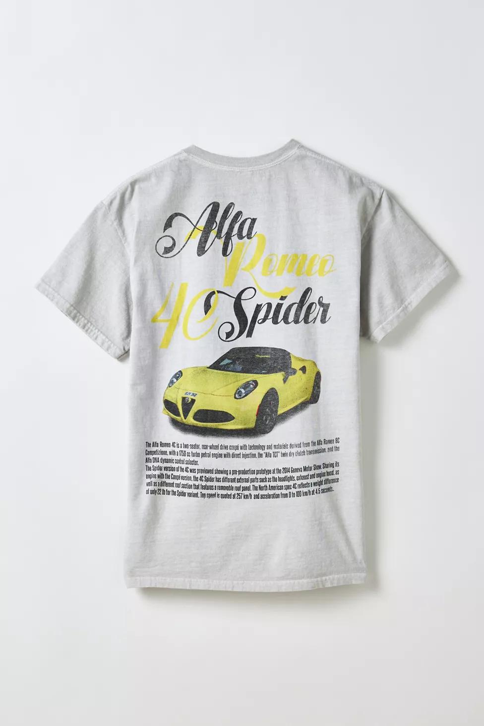 Alfa Romeo Spider Graphic Tee by URBAN OUTFITTERS