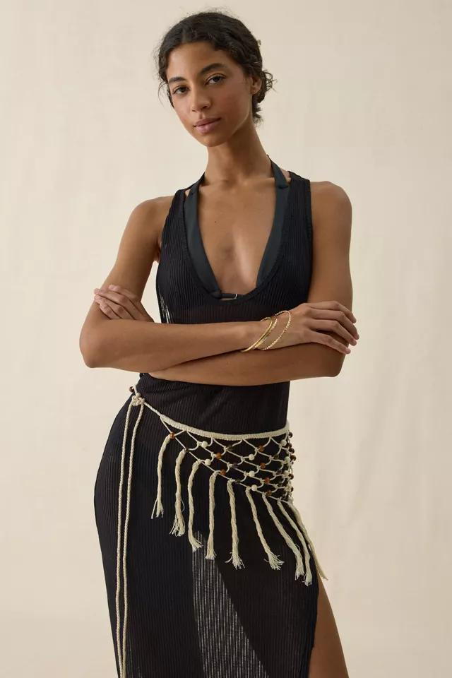 Beaded Fringe Sarong by URBAN OUTFITTERS