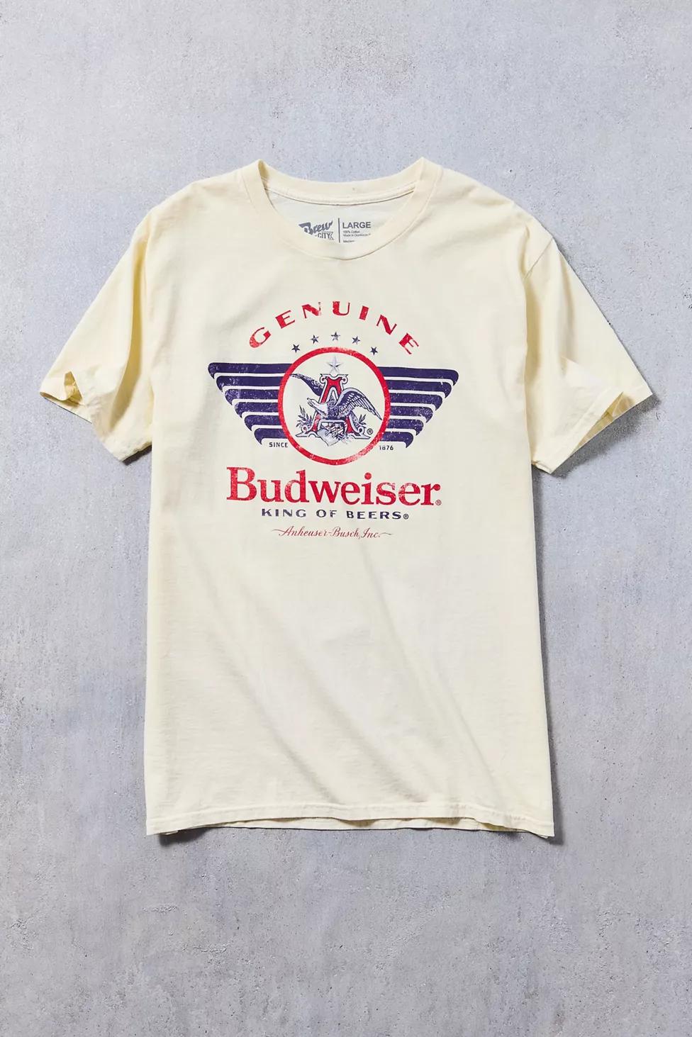 Budweiser Genuine Beer Graphic Tee by URBAN OUTFITTERS Budweiser Genuine Beer Graphic Tee by URBAN OUTFITTERS