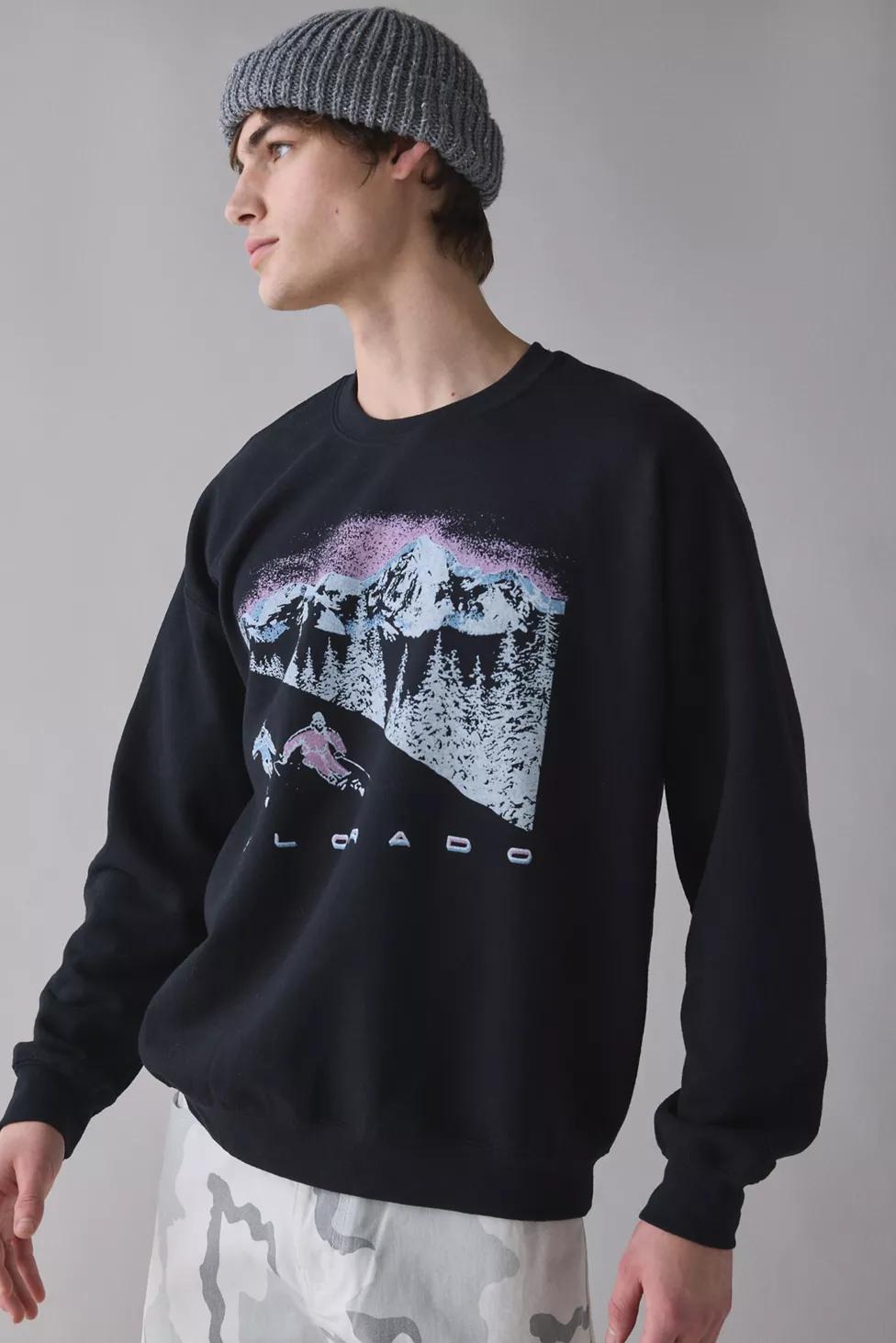 Colorado Graphic Crew Neck Sweatshirt by URBAN OUTFITTERS