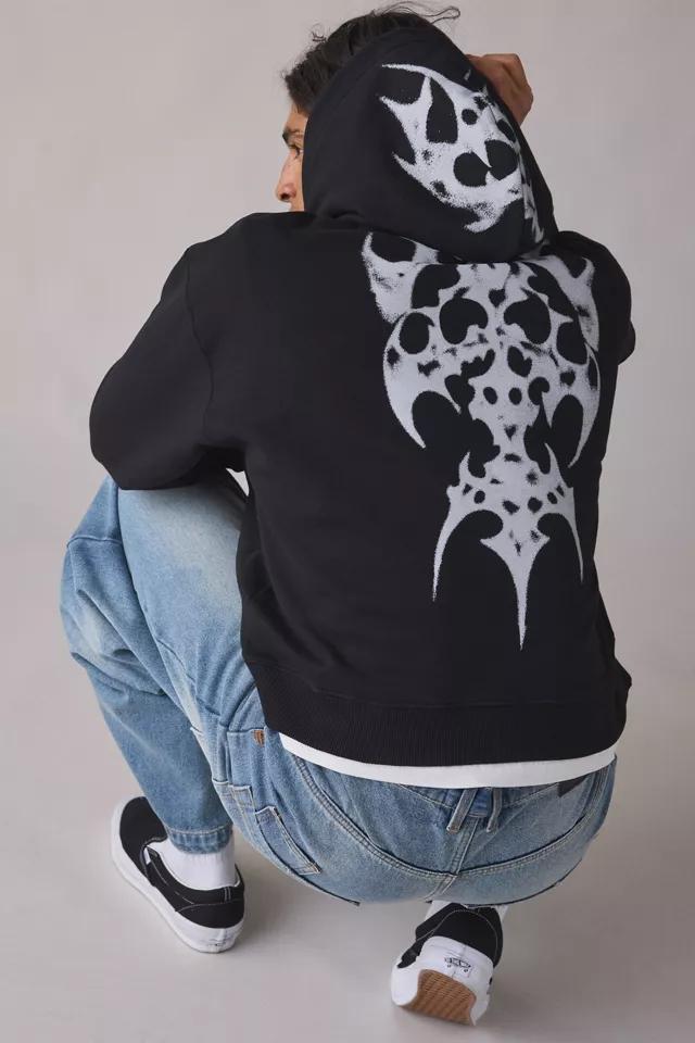 Cyber Graphic Hoodie Sweatshirt by URBAN OUTFITTERS