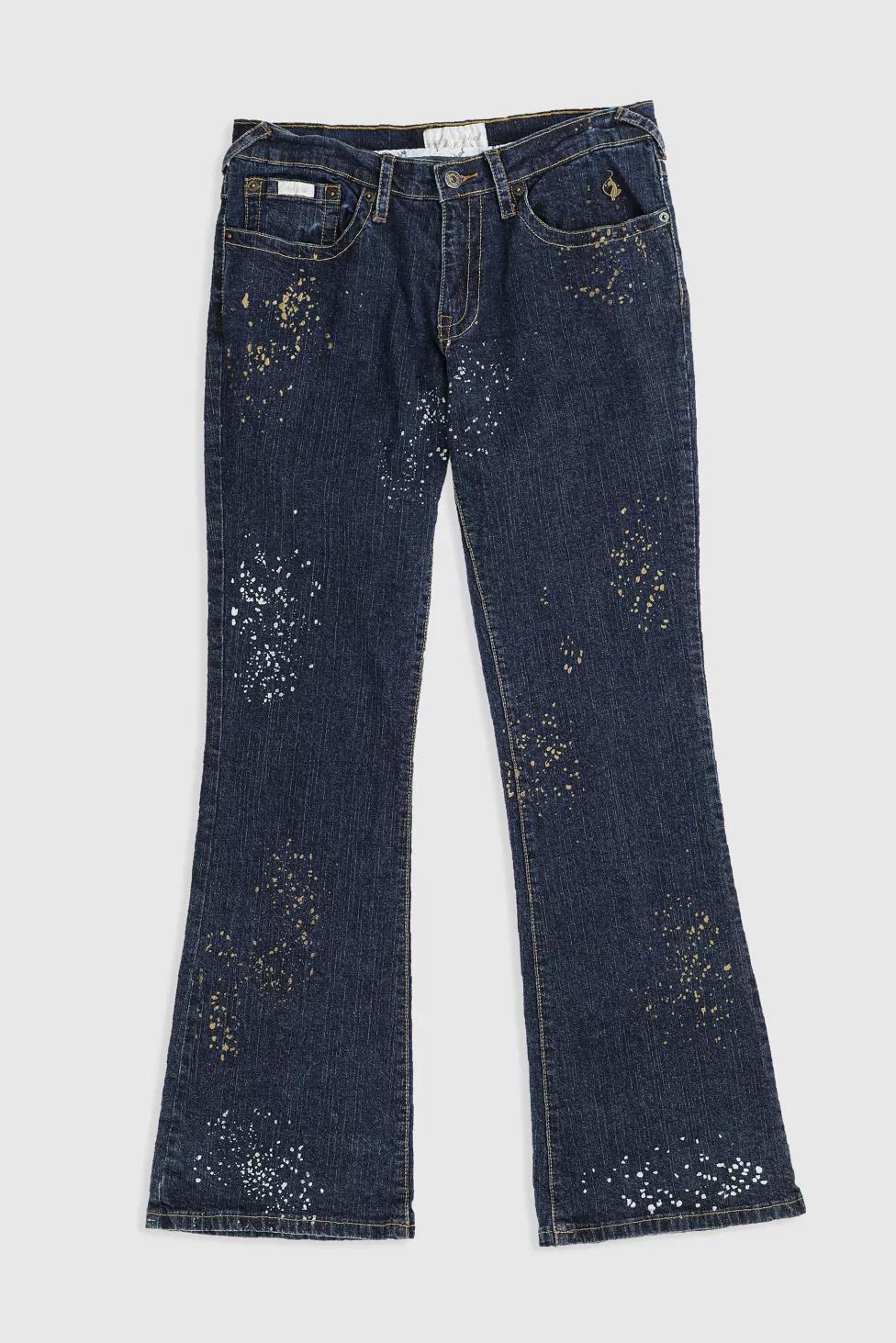 Deadstock Baby Phat Splatter Denim Pants by URBAN OUTFITTERS