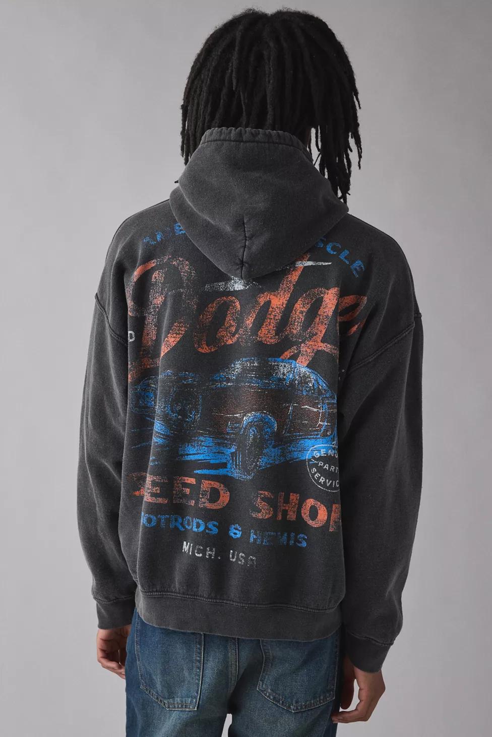 Dodge Speed Shop Graphic Hoodie Sweatshirt by URBAN OUTFITTERS