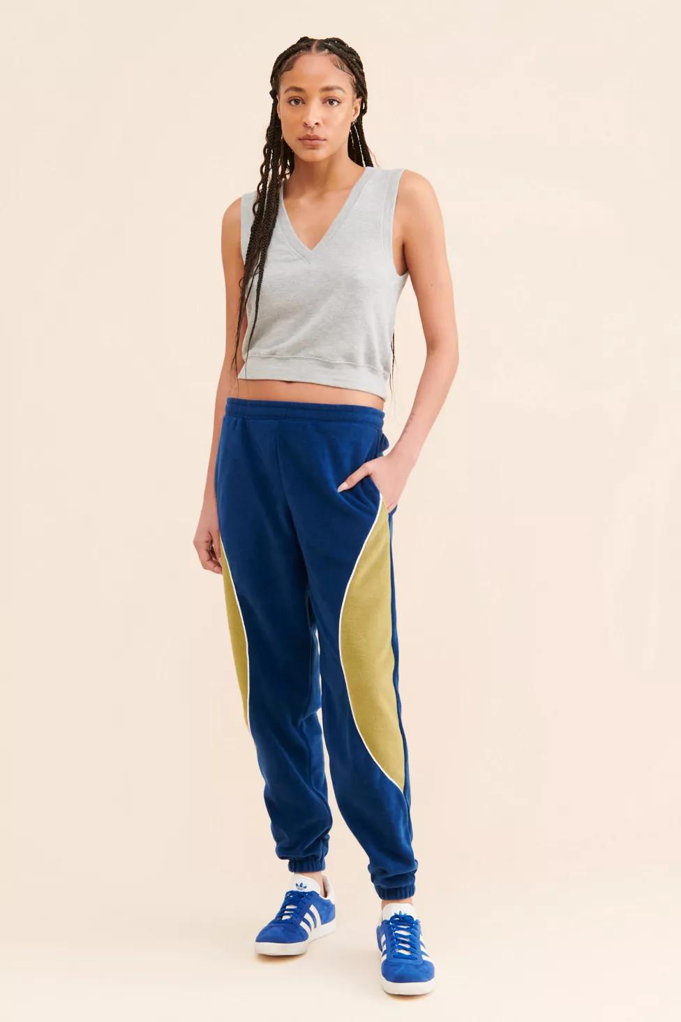 Fleece Colorblock Joggers by URBAN OUTFITTERS