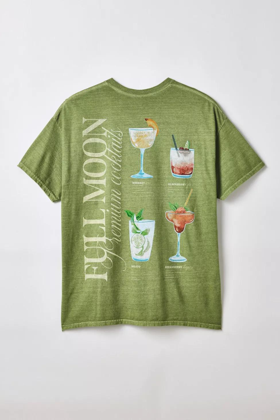 Full Moon Premium Cocktails Graphic Tee by URBAN OUTFITTERS