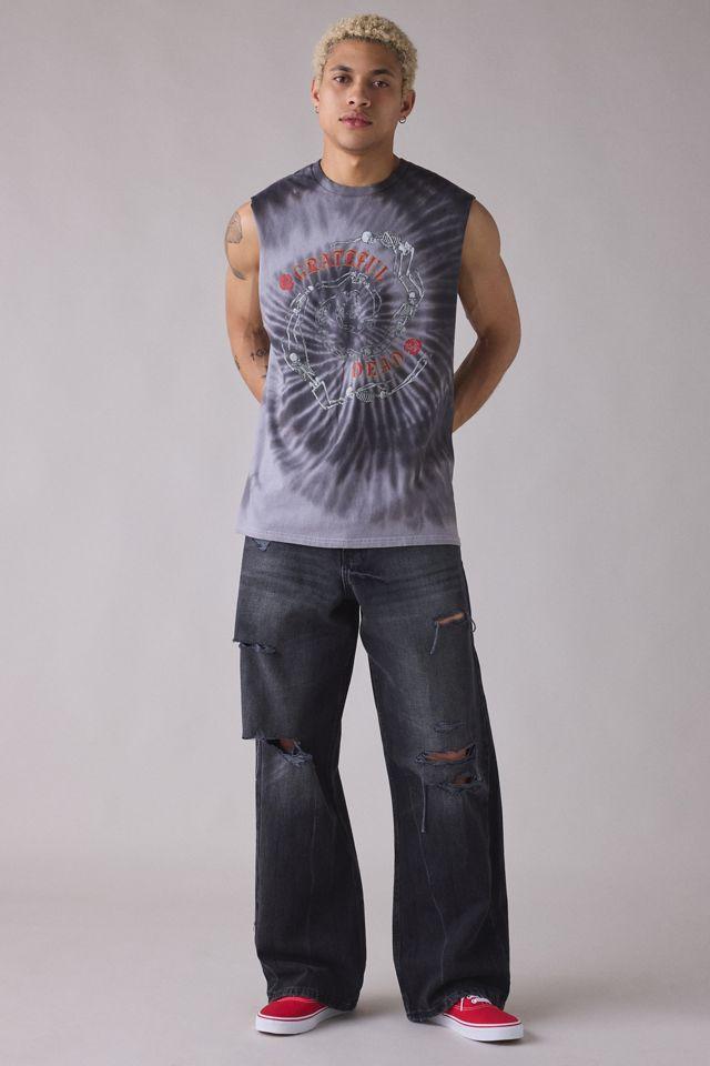 Grateful Dead Graphic Tie-Dye Muscle Tee by URBAN OUTFITTERS