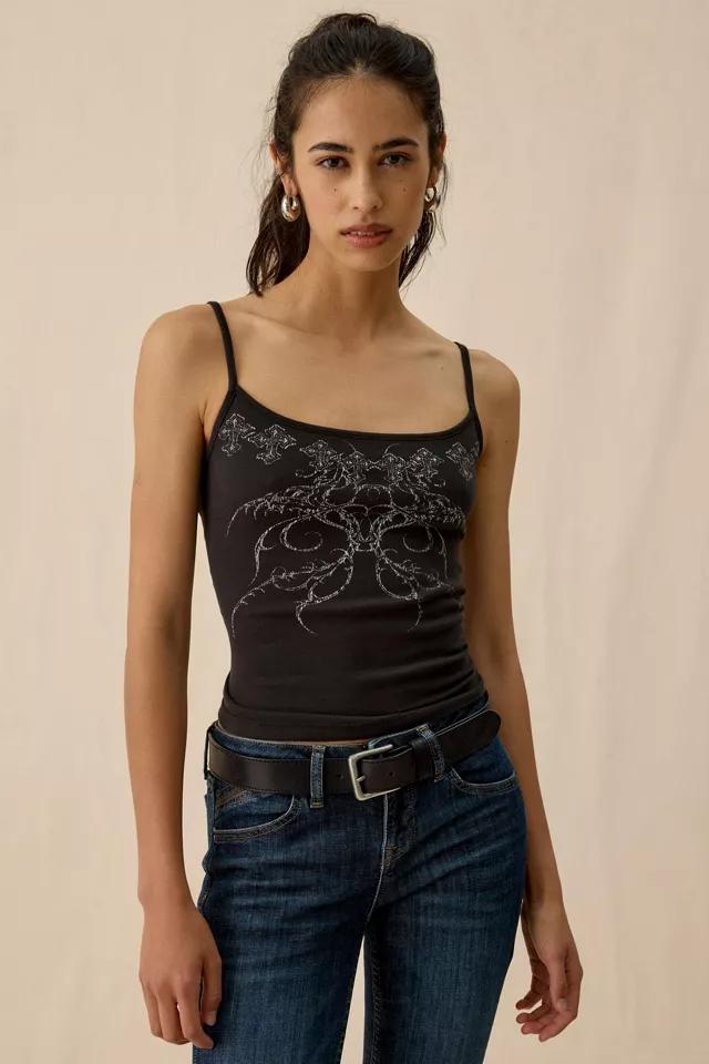 Grunge Tattoo Graphic Cropped Cami by URBAN OUTFITTERS