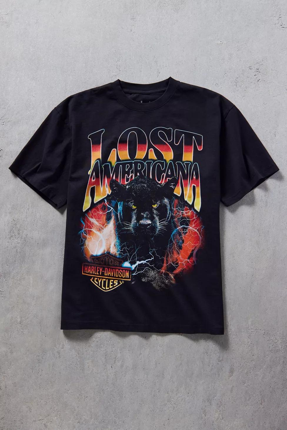 Harley Davidson X mgk lost americana Graphic Tee by URBAN OUTFITTERS