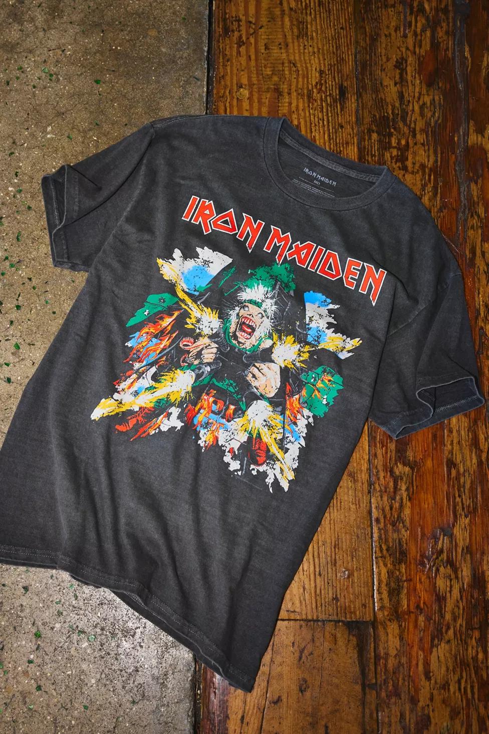 Iron Maiden Tailgunner Tour Graphic Tee by URBAN OUTFITTERS
