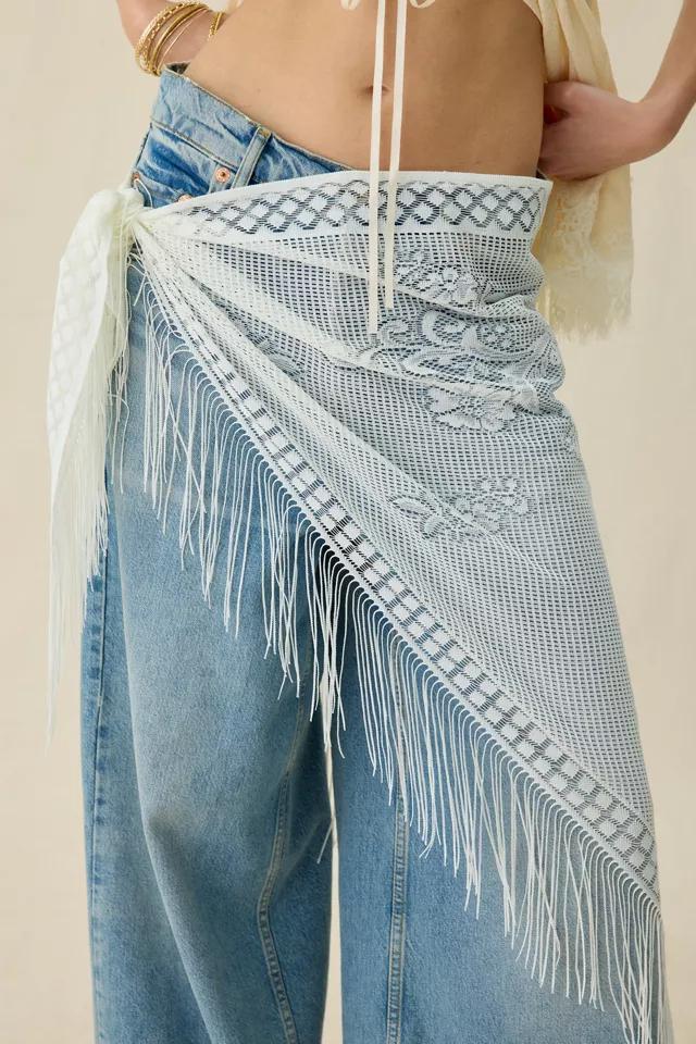 Lace Fringe Sarong by URBAN OUTFITTERS
