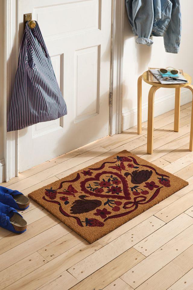Mariya Swan Icon Textural Coir Doormat by URBAN OUTFITTERS