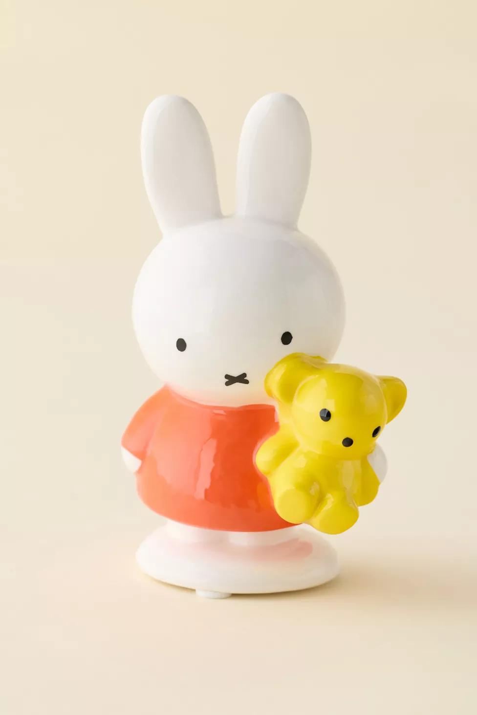 Miffy & Teddy Ceramic Figurine by URBAN OUTFITTERS