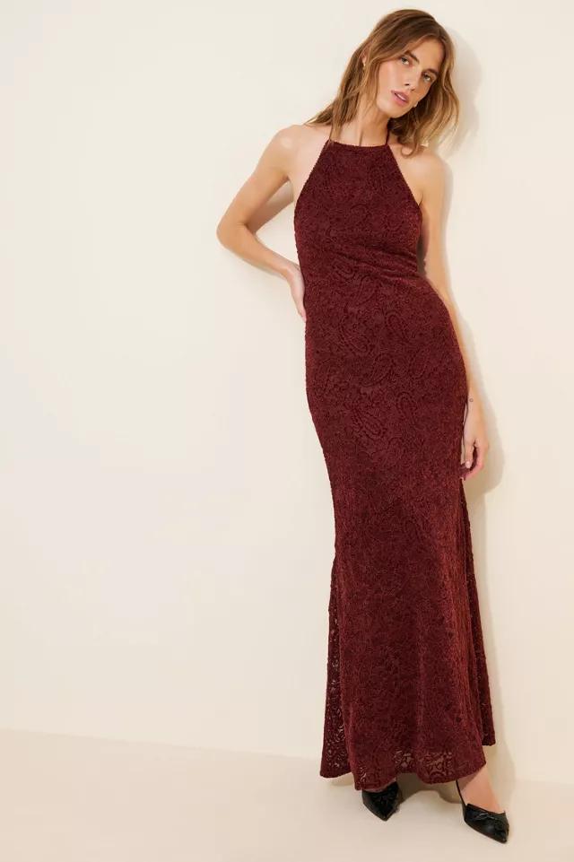Nia Aurelia Lace Maxi Dress by URBAN OUTFITTERS