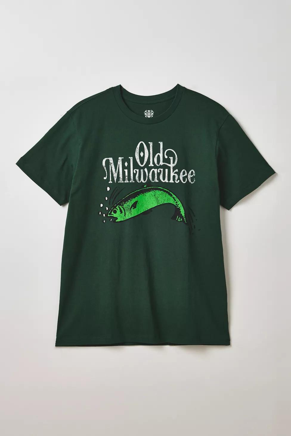 Old Milwaukee Fish Or Buzz Graphic Tee by URBAN OUTFITTERS